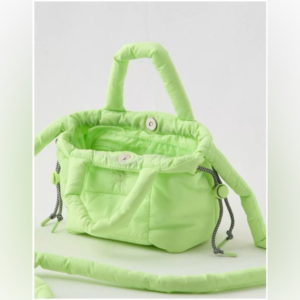 OFFLINE By Aerie Puff Love Mini Cinch Crossbody Bag *Neon* - Picture 3 of 5